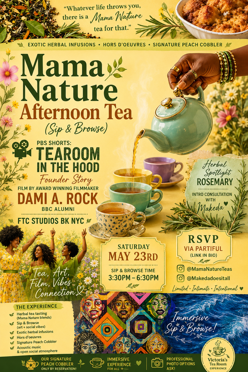The Tea room experience A Mama Nature Tea Party Series  at Sat, May 23, 2026 03:30 PM EDT